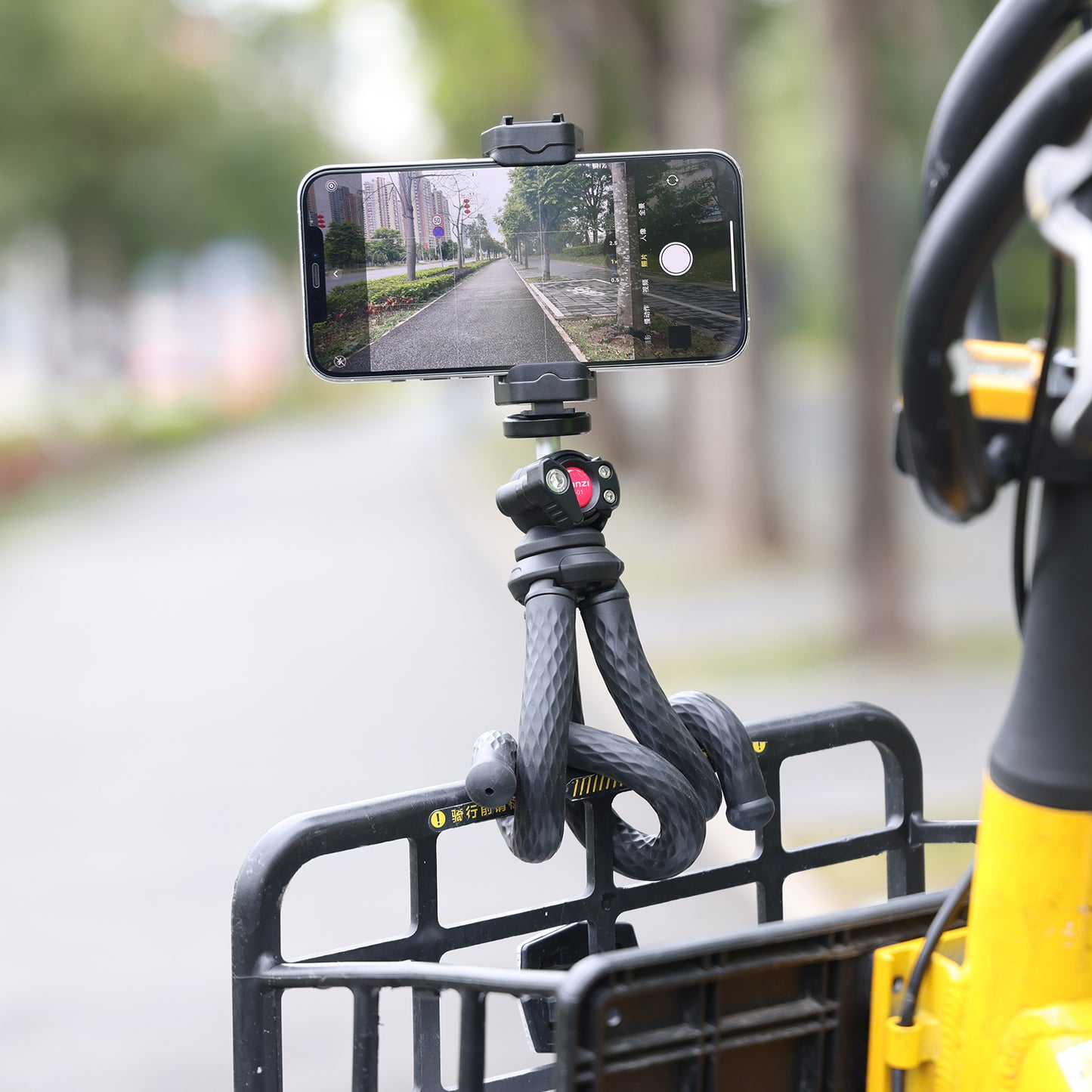 Uniqkart U-Select FT-01 Mobile Phone Clip + Octopus Tripod with 360 Degree Ball Head for Cellphone SLR Action Cameras