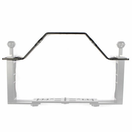 F28606-7 Diving Handle Tray Grip Bracket Dual Handheld Expansion Mount for Sports Action Cameras Housing Case Underwater Photography - Black