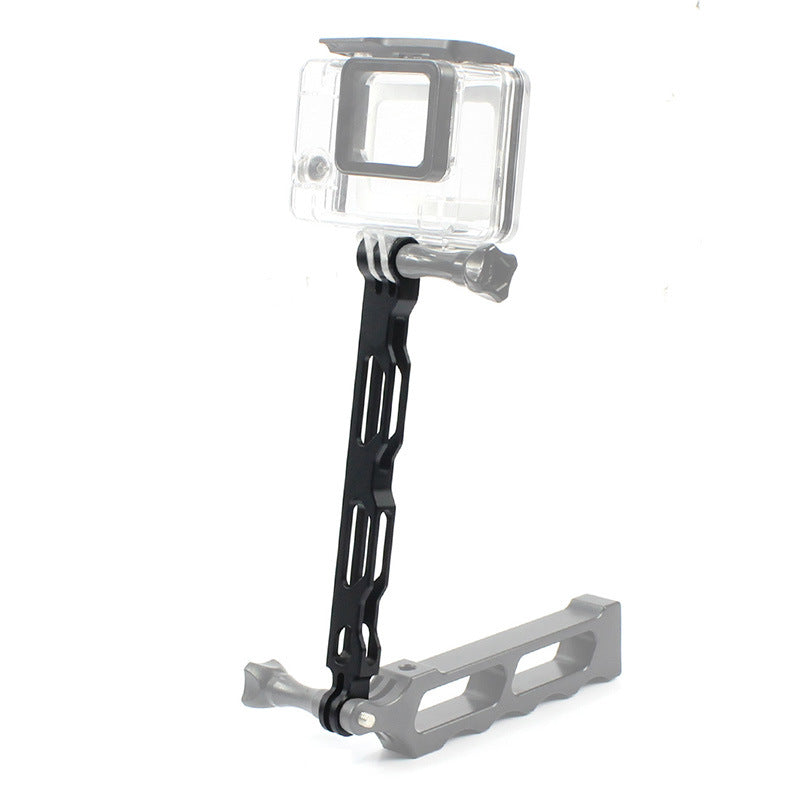 Q25577 for Gopro Hero 9/8/7/6 Aluminium Alloy Extension Arm Helmet Mount Lengthened Rod - Blue