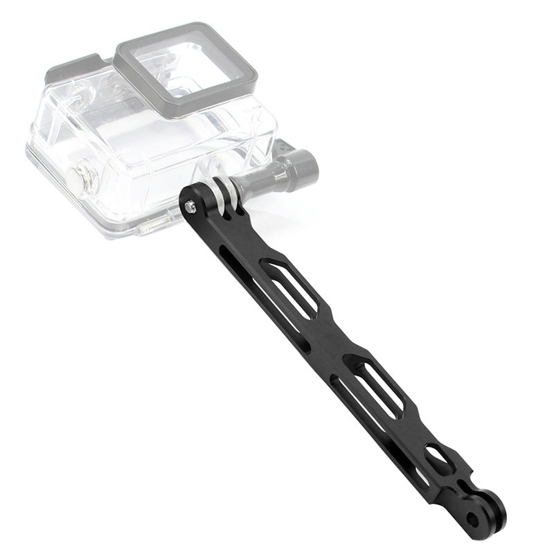 Q25577 for Gopro Hero 9/8/7/6 Aluminium Alloy Extension Arm Helmet Mount Lengthened Rod - Red