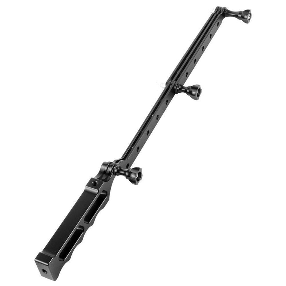 F28068 For GoPro Xiaoyi Yi 3-Section Folding Arm Diving Aluminum Alloy Camera Tripod Stand