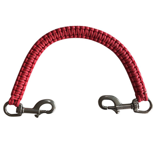 F35427-30 Diving Photography Rope Double Handle Support Belt for Camera Housing Underwater Light Stand - Red