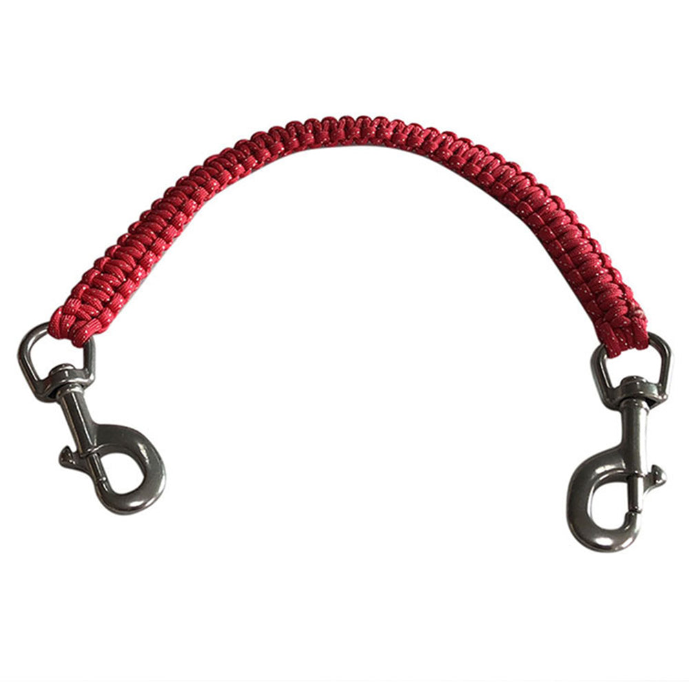 F35427-30 Diving Photography Rope Double Handle Support Belt for Camera Housing Underwater Light Stand - Red