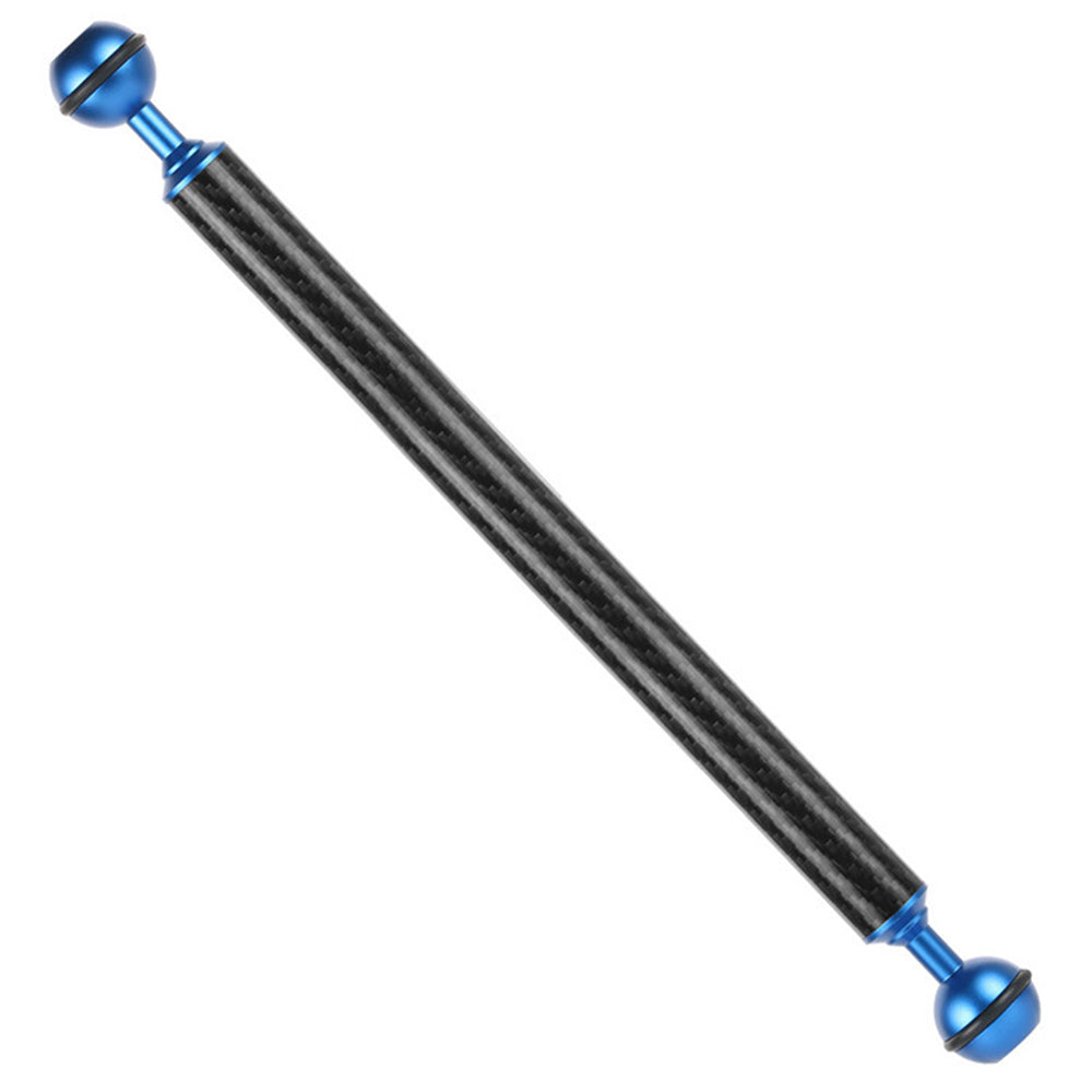 KF33 11-inch 20mm Ultralight Carbon Fiber Underwater Buoyancy Arm for Camera Diving Tray Video Light - Blue