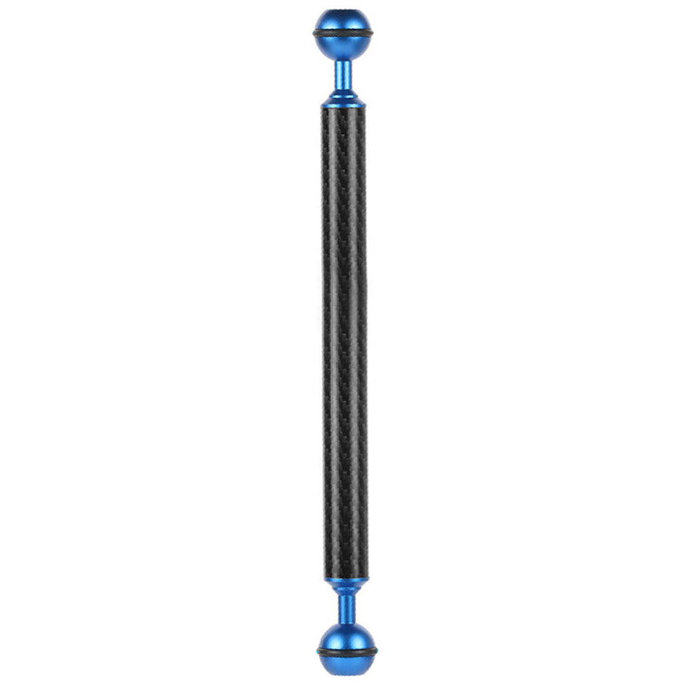 KF33 11-inch 20mm Ultralight Carbon Fiber Underwater Buoyancy Arm for Camera Diving Tray Video Light - Blue