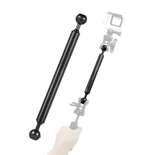 KF33 11-inch 20mm Ultralight Carbon Fiber Underwater Buoyancy Arm for Camera Diving Tray Video Light - Black