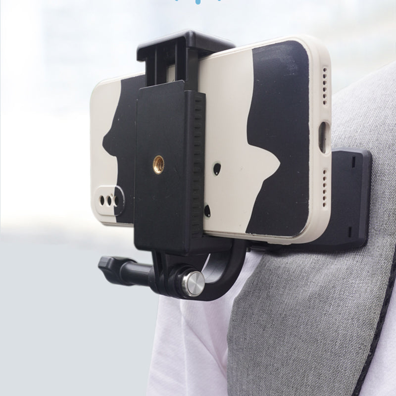 UURIG PH-04 Backpack Strap Clip Mount for GoPro/DJI Action/Insta360 Multifunctional Rotating Shoulder Bag Quick Release Clamp Action Camera Accessories