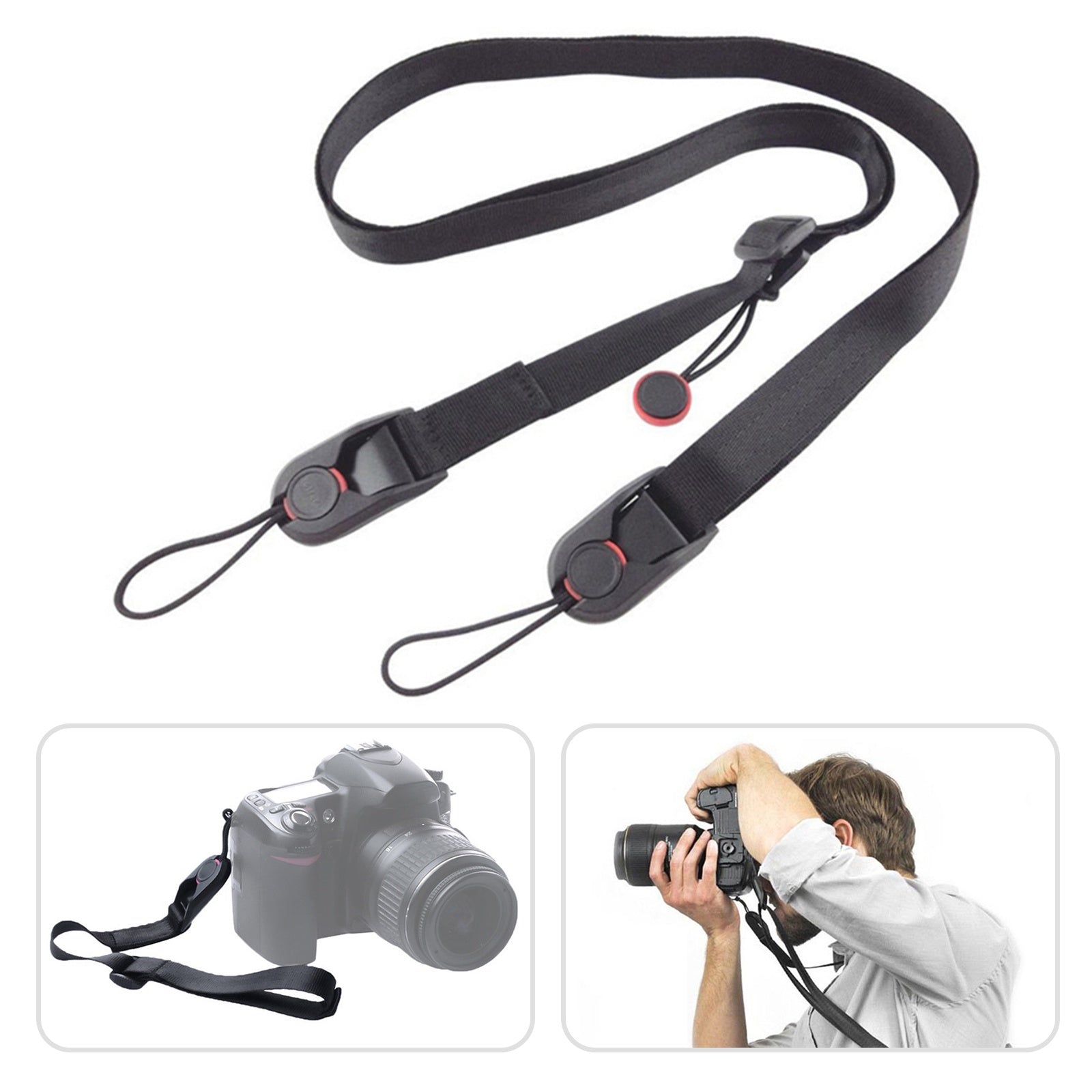 X-293 Camera Neck Hanging Strap Quick Release Universal DSLR Compact C ...
