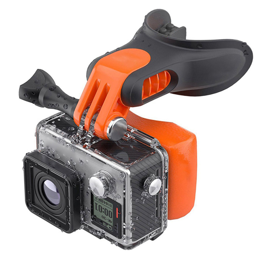 X-311 for GoPro/DJI Osmo Action Sport Camera Surfing Mouth Bite Connector Surf Teeth Brace Holder Mount with Float Block