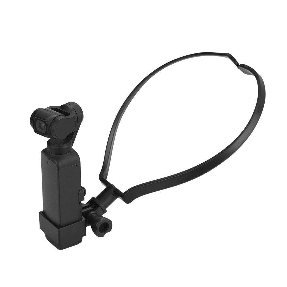 DJI-8865 Vlog FPV Neck-Mounted Camera Holder Adapter Bracket Strap for DJI Pocket 2 / Osmo Pocket / 5.7-8.5cm Wide Smartphone, Panorama Camera, Action Camera