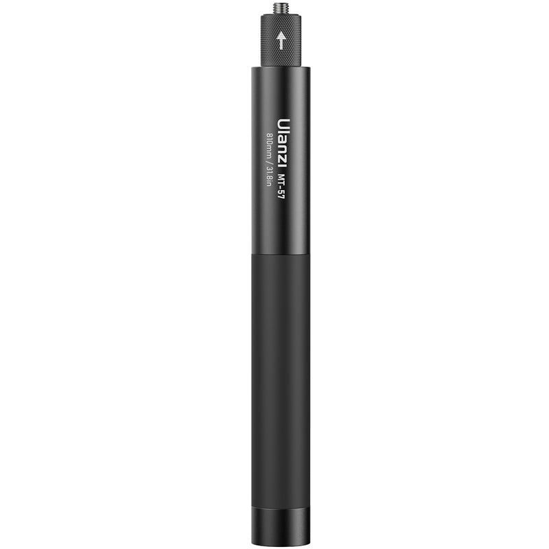 Uniqkart 3031 MT-57 Lightweight 81cm Selfie Pole Aluminum Alloy Extendable Selfie Stick Compatible with 1 / 4 Inch Thread Tripod for Action Camera