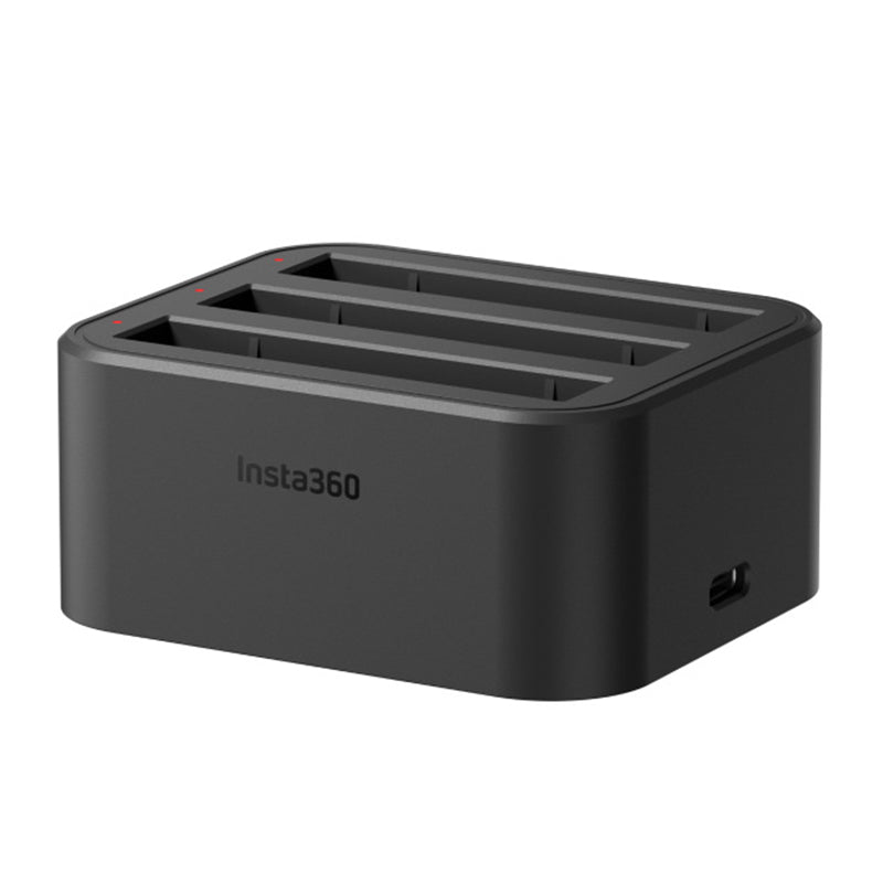Triple Charger for Insta360 ONE X3 Battery Charger 3-Slot Charging Base Action Camera Accessories