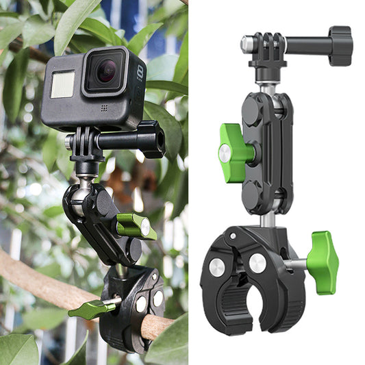 For GoPro Action Sport Camera Motorcycle Bicycle Handlebar Mount Bracket Aluminum Alloy Camera Holder - UBA-R1