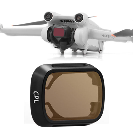 BRDRC For DJI Mini 3 Pro UV / CPL / ND Filter Plastic+Optical Glass Drone Camera Lens Filter - CPL