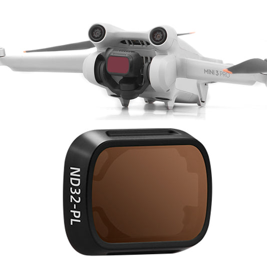 BRDRC For DJI Mini 3 Pro UV / CPL / ND Filter Plastic+Optical Glass Drone Camera Lens Filter - ND32-PL