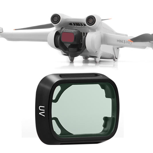 BRDRC For DJI Mini 3 Pro UV / CPL / ND Filter Plastic+Optical Glass Drone Camera Lens Filter - UV