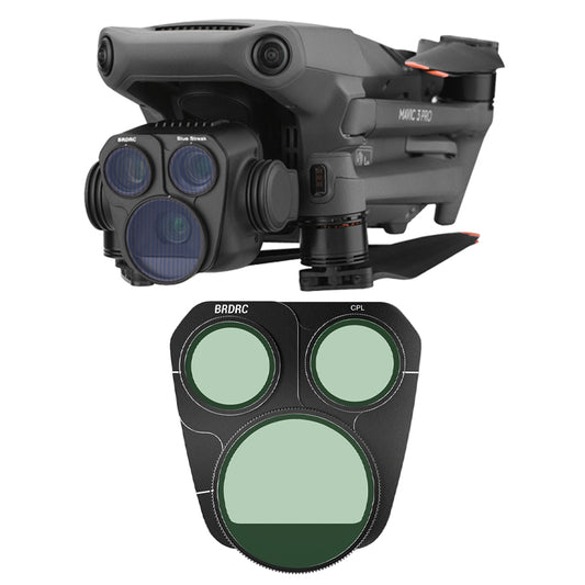 BRDRC For DJI Mavic 3 Pro Multi-layer Nano-coating Optical Glass Filter with Aluminium Frame - CPL Filter
