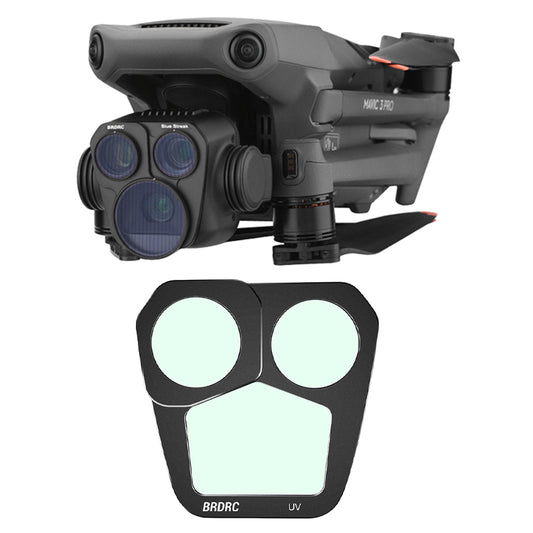 BRDRC For DJI Mavic 3 Pro Multi-layer Nano-coating Optical Glass Filter with Aluminium Frame - UV Filter