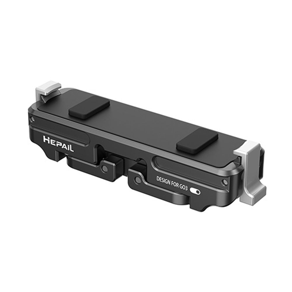 HEPAIL For Insta360 GO 3 Camera Magnetic Quick Release Base Aluminum Alloy Tripod Mount Adapter