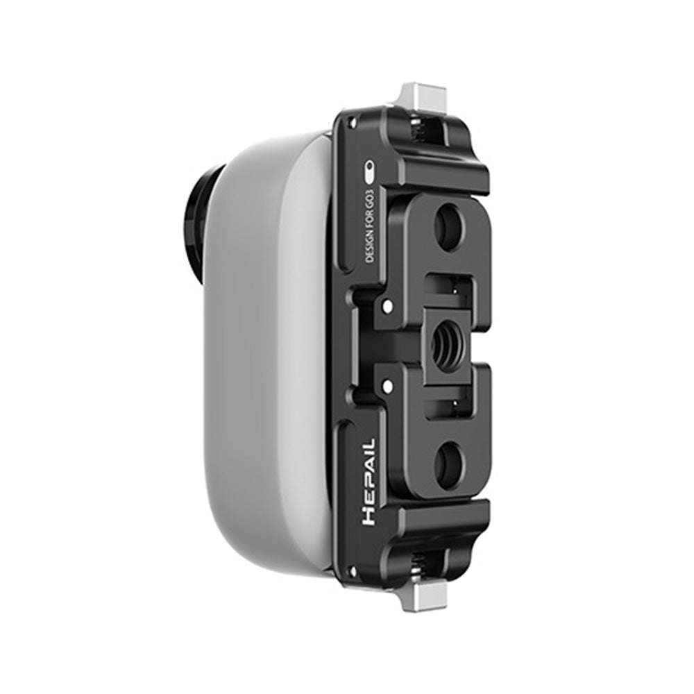 HEPAIL For Insta360 GO 3 Camera Magnetic Quick Release Base Aluminum Alloy Tripod Mount Adapter