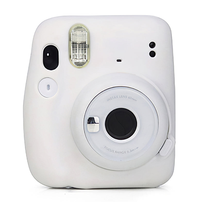 Silicone Camera Case for Instax Mini 11 Portable Protective Cover - White