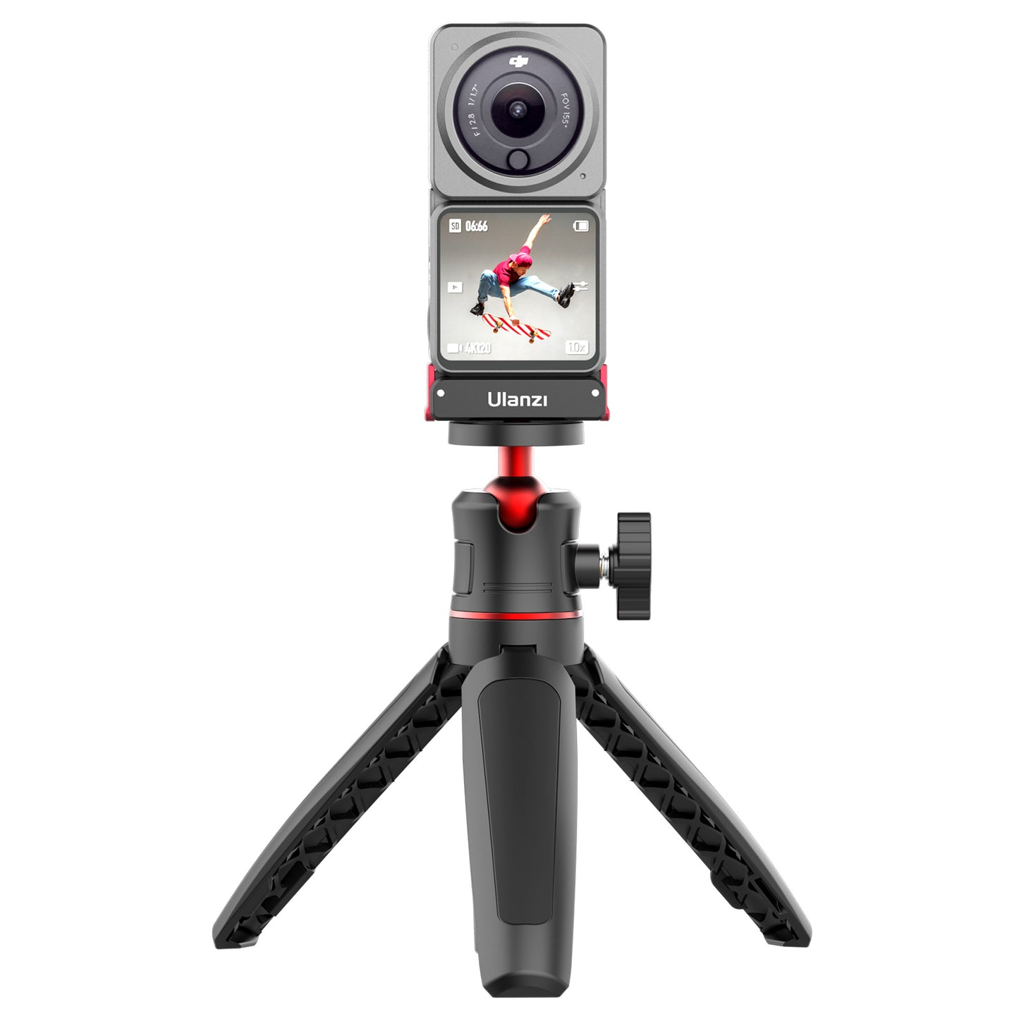 ULANZI OA-12 For DJI Action 2 Magnetic Suction 1/4inch Base Camera Mount Adapter for Shooting