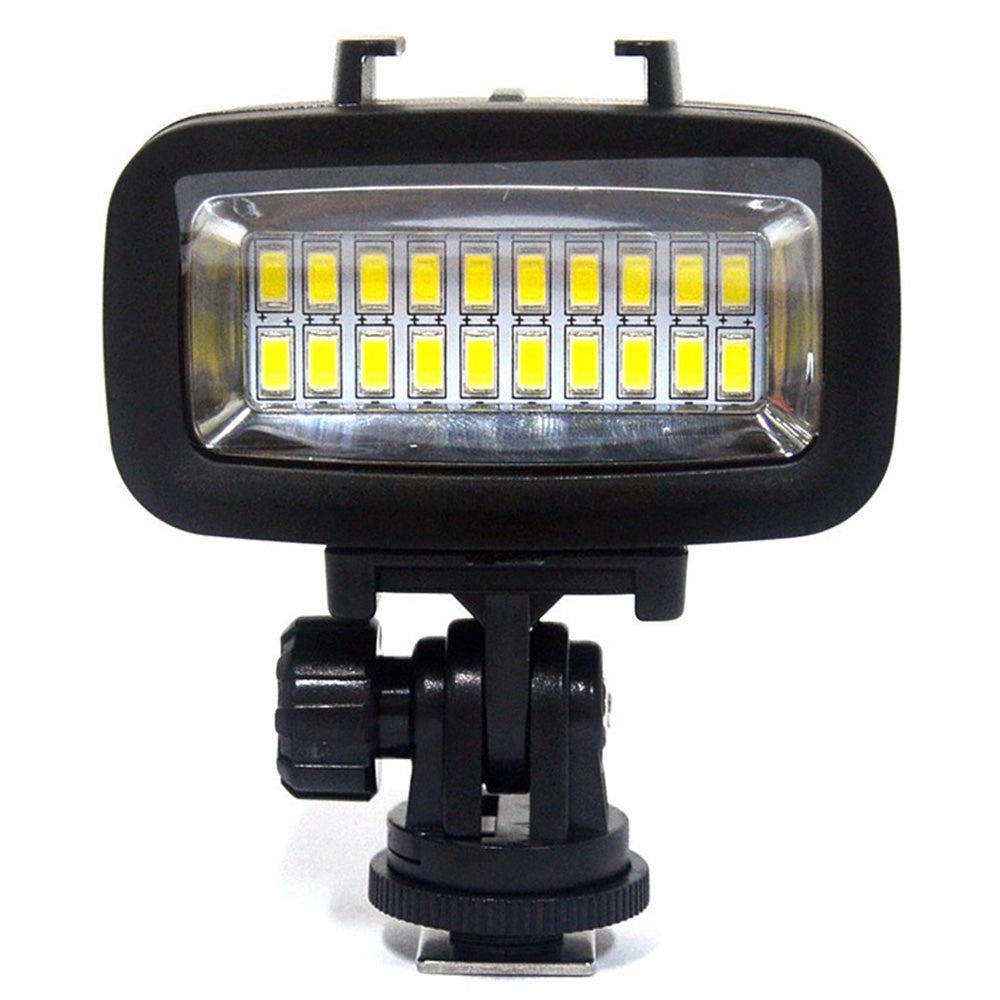 AT811 40m Waterproof Underwater Diving Fill Light 5500K LED Video Light for GoPro Hero Action Camera SLR Camera