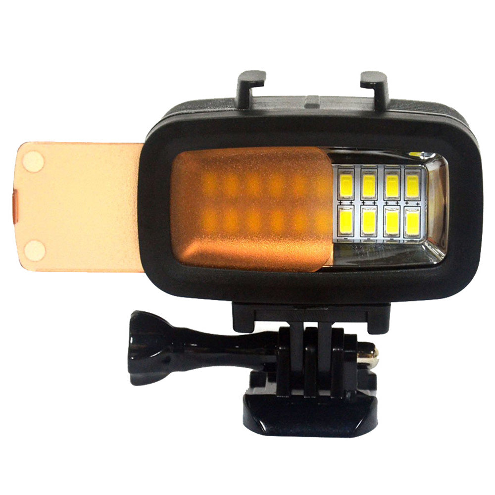 AT811 40m Waterproof Underwater Diving Fill Light 5500K LED Video Light for GoPro Hero Action Camera SLR Camera