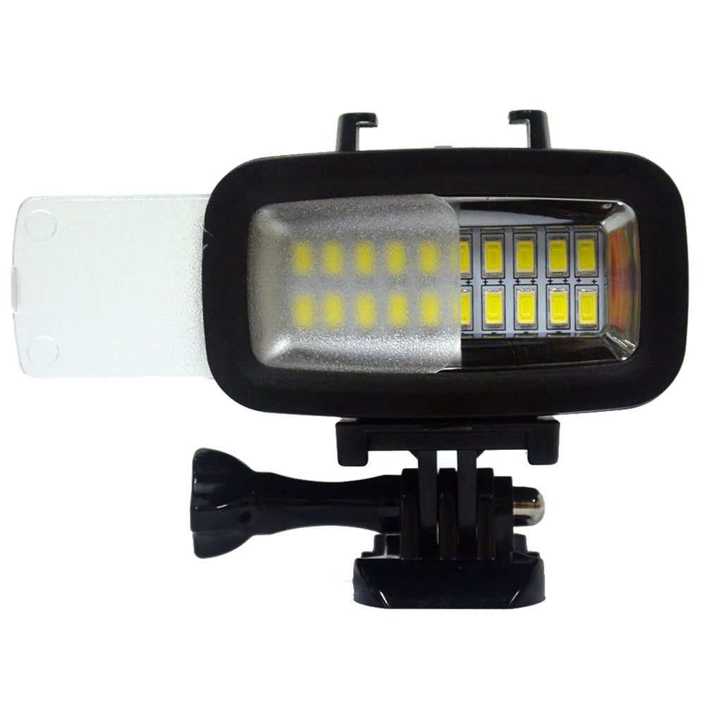 AT811 40m Waterproof Underwater Diving Fill Light 5500K LED Video Light for GoPro Hero Action Camera SLR Camera