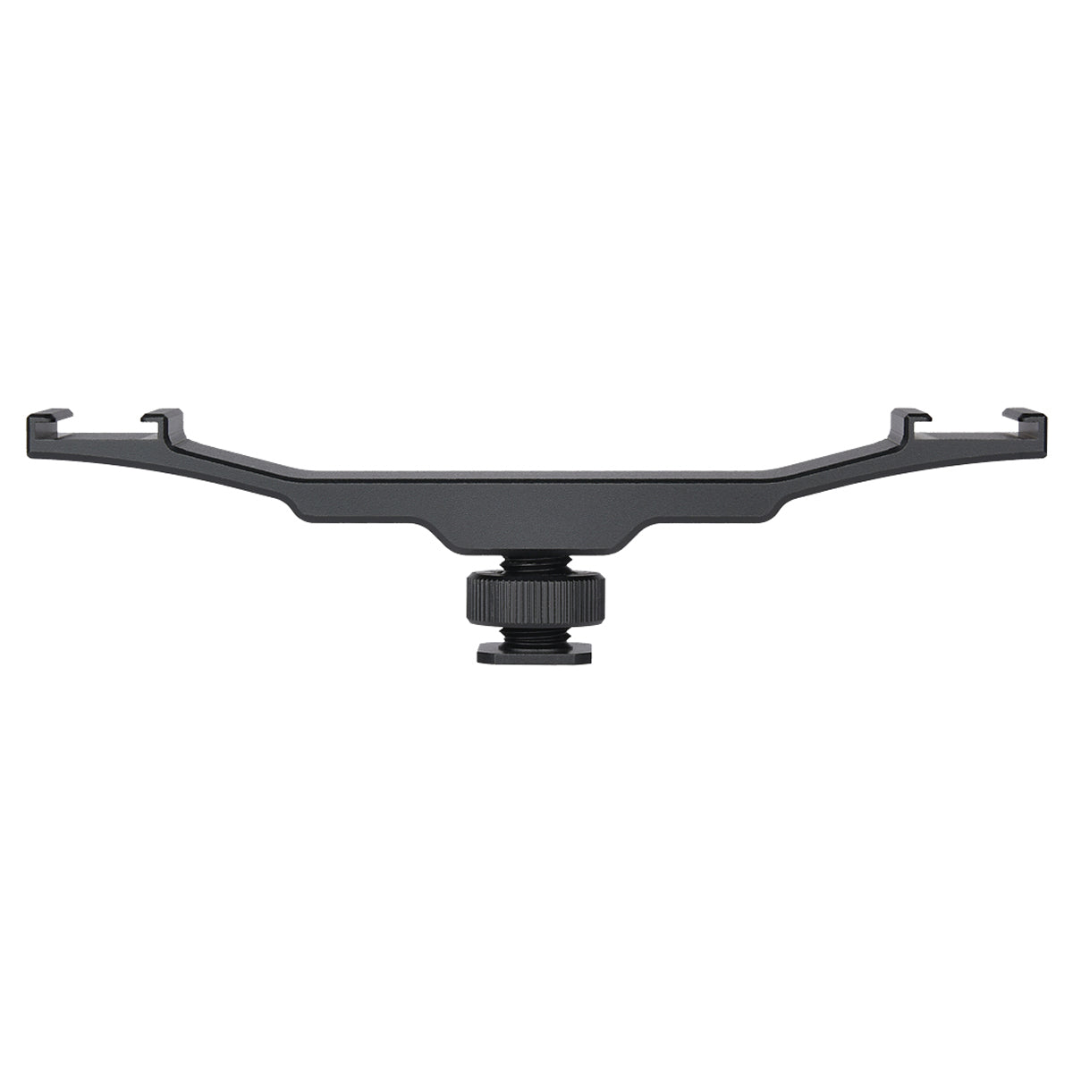 YELANGU A64 1-to-2 Camera Vlog Cold Shoe Extension Bar with 1/4inch Interface Bracket Universal Cold Shoe Mount Adapter for LED Lights/Microphones/Monitors/Audio Recorder Camera Accessory