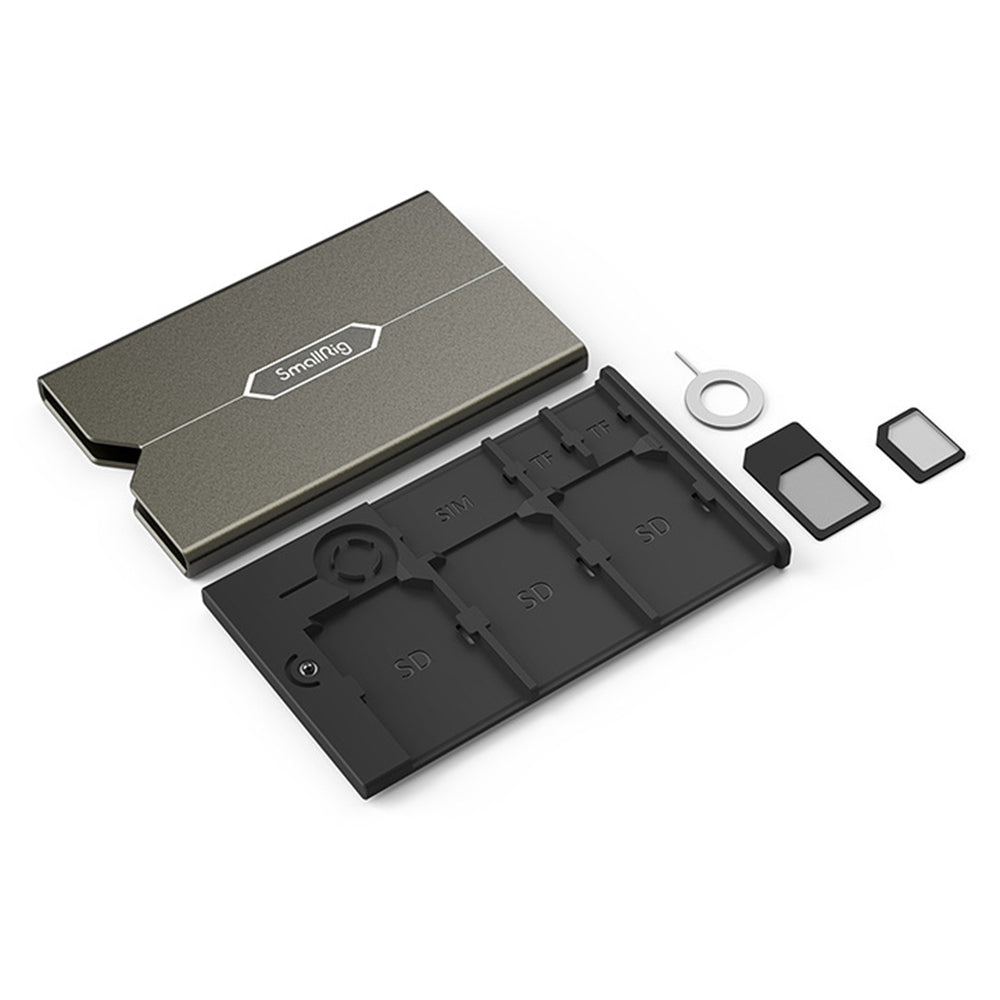 SMALLRIG 2832 Memory Card SIM Card Case Holder Organizer Keeper for Camera Memory Card