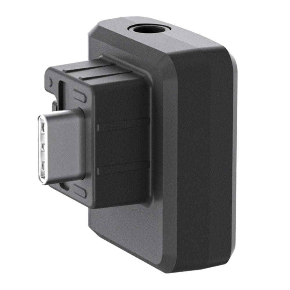 ORS-YPZJT-360 for Insta360 One RS Mic Adapter Charging/Audio Adapter 3.5mm/Type-C Input External Microphones Adapter