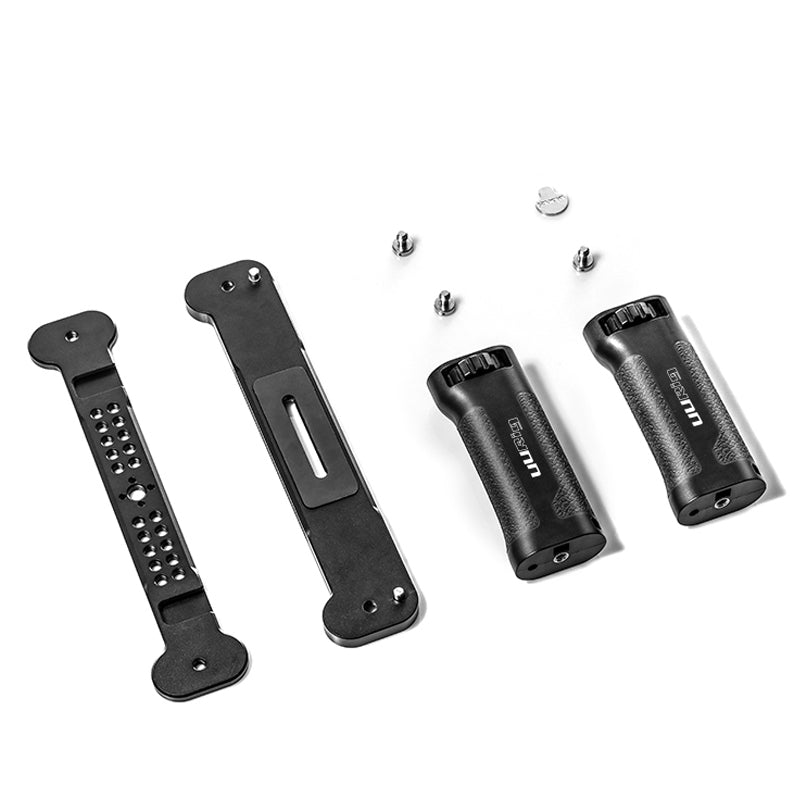 Uniqkart DH03 L-Shape Metal Handheld Frame Cage for DJI Zhiyun Feiyu Mobile Phone Stabilizer External Stand for Photography