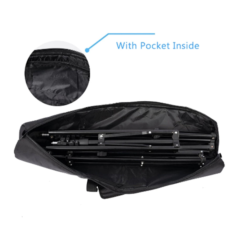 Portable Live Streaming Tripod Oxford Cloth Cylinder Storage Bag Photographic Equipment Carrying Bag