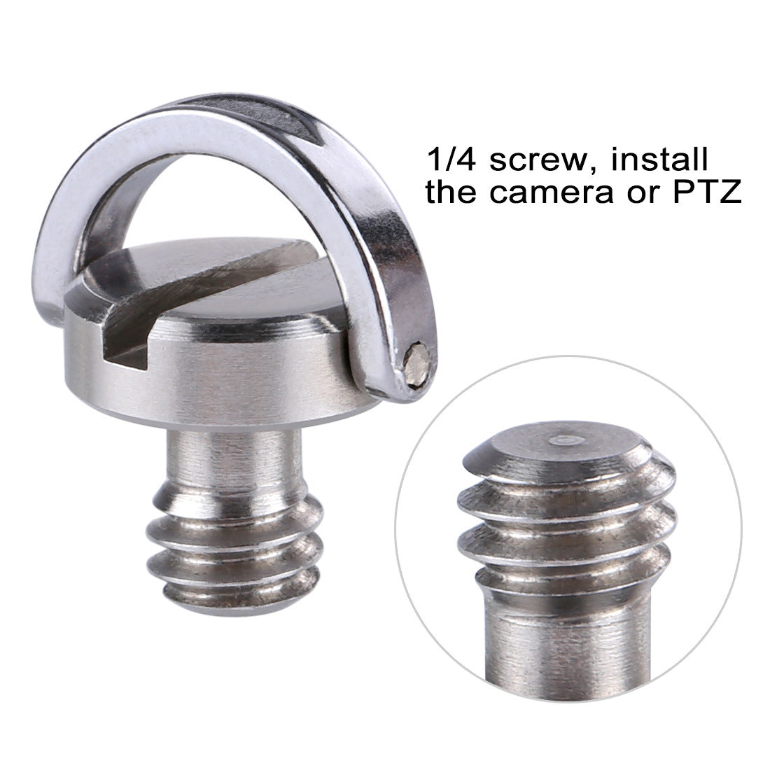 PU230 Hexagon 1 / 4 Inch Camera Quick Release Tripod Connecter Screw Adapter