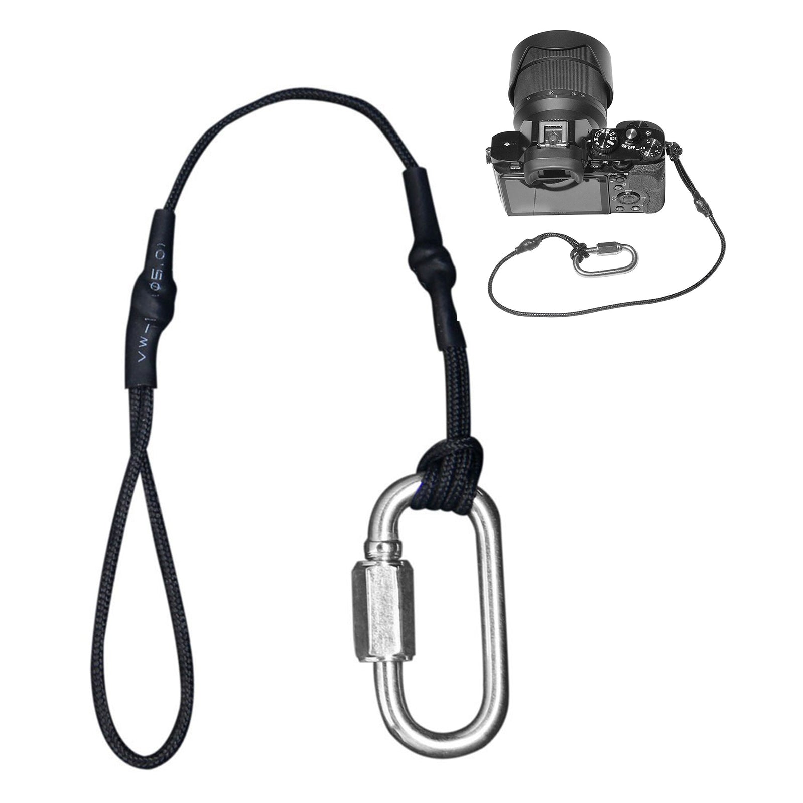 SLR Camera Carrying Strap Anti-Lost Drop Protection Safety Hanging Rop ...