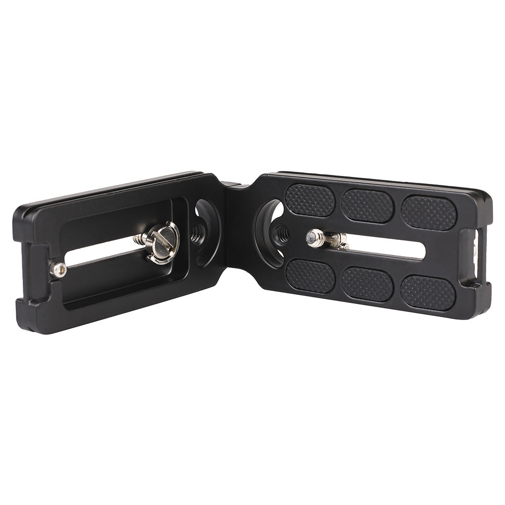 L-shape Bracket for CamFi Quick Release Plate Cold Shoe Connection Vertical Plate Compatible with Tripod Camera Accessories