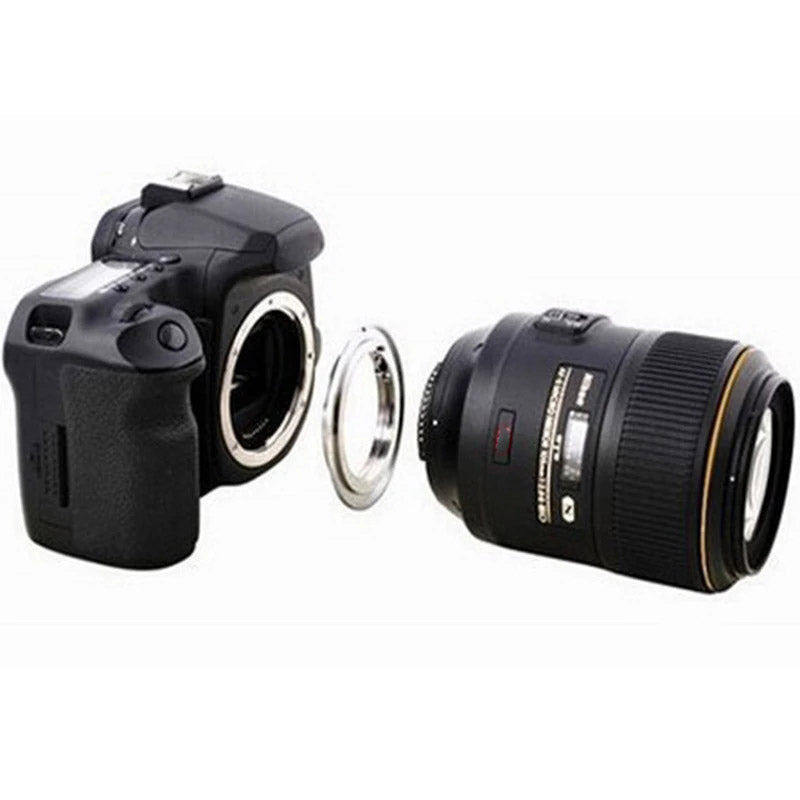 Aluminum Alloy Lens Adapter Ring for Nikon AI Lens to for Canon EOS DSLR Film SLR Camera Lens Converter Camera Adapter Ring