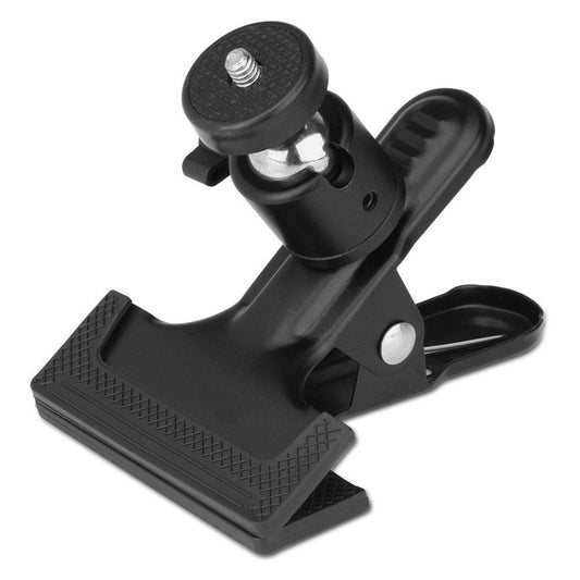 BY-26 Camera Clip Professional Photography Accessories Camera Clamp Mount Flash Holder with 360 Degree Swivel Ball Head 1 / 4inch Threaded Screw