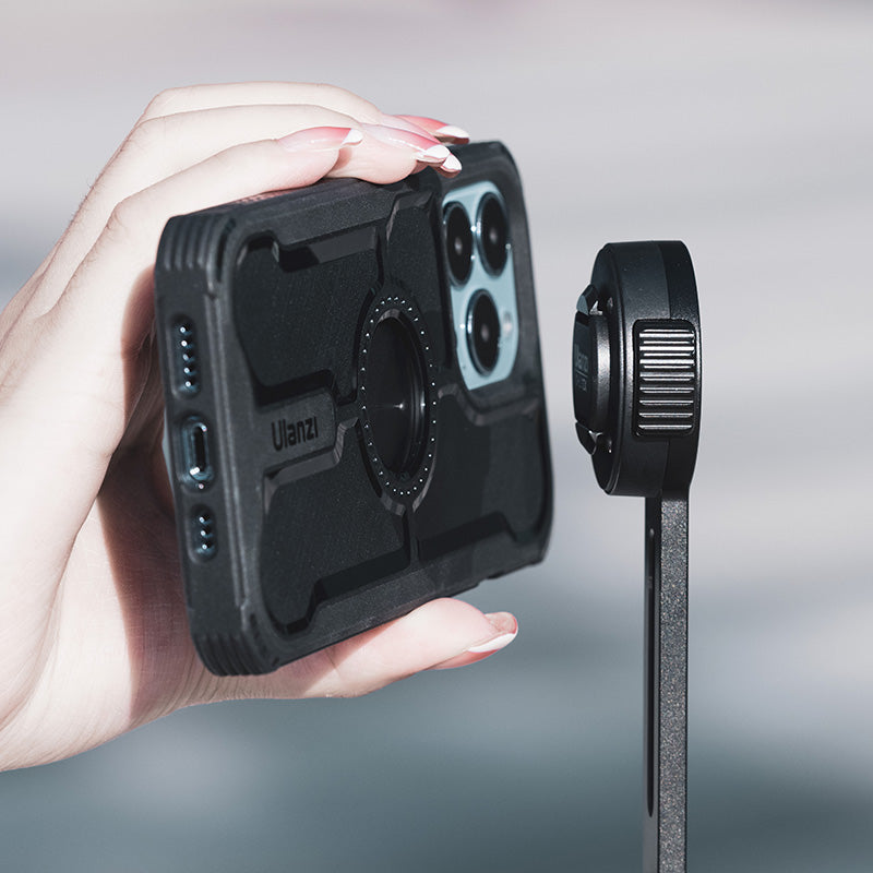 Uniqkart O-LOCK Series Phone Mount Stand for GoPro Interface Quick Release Bracket Adapter Smartphone Live Broadcast Stand Holder