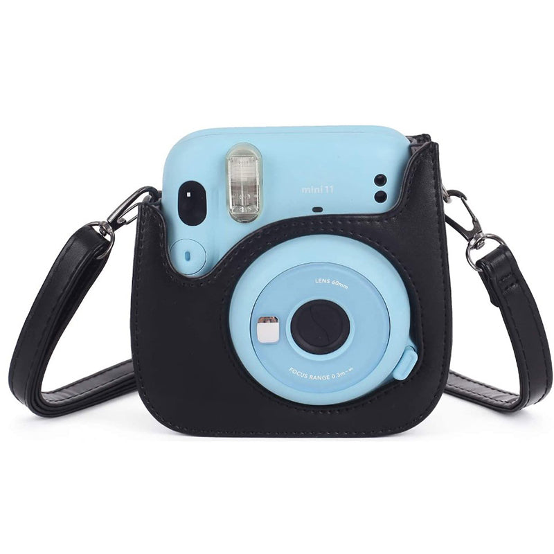 Instant Cameras Camera Accessories 5-in-1 Colorful Bundle Kit for FujiFilm Mini 11 / 9 / 8, Includes Camera Bag, Album and Other Elements for Collecting / Displaying Photos - Black
