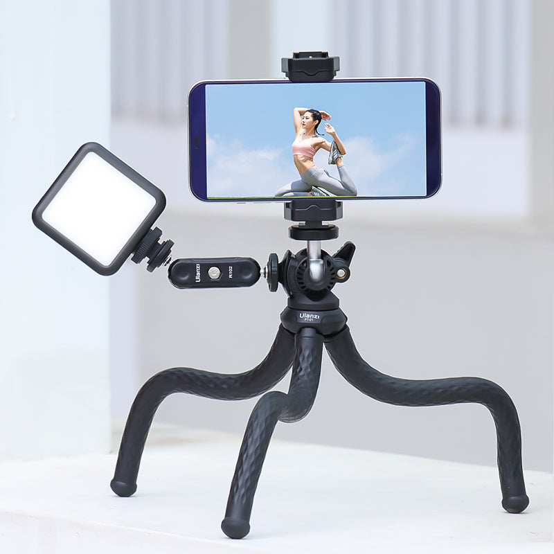 ULANZI R102 1Pc Metal Magic Arm With 360 Degree Double Ball Heads 1 / 4inch Screw Extend Mount for DSLR Camera Monitor Video Light Mic Tripod