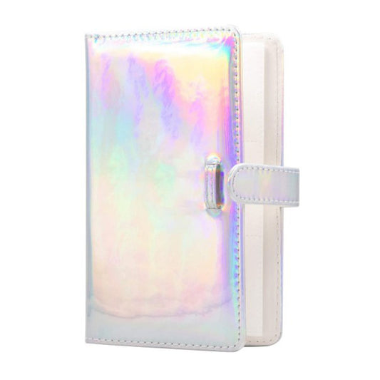 3-inch Mini Photo Album for Fujifilm Instax Mini 11 9 8+ 8 90 70 26 25 7s 50s, 108 Pockets Album PU Leather Photocard Holder Book Photo Card Binder - Magic Silver