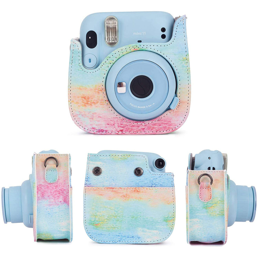 12-in-1 Instant Camera Accessories Kit for Fujifilm Instax Mini 11, Includes Bag, Album for Collecting / Displaying Photos - Oil Paint