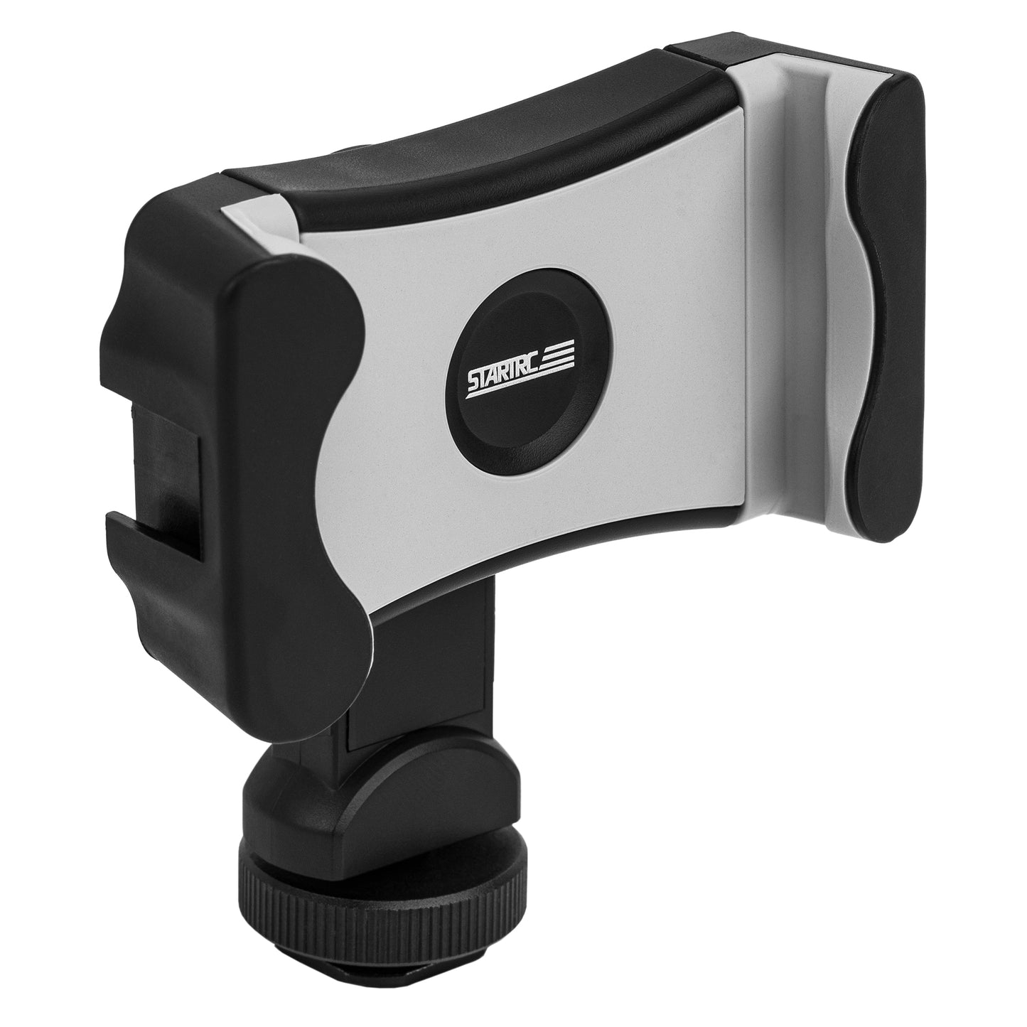 Uniqkart 1111323 Double Cold Shoe 360 Degree Rotation Phone Clamp Holder with 1 / 4 Inch Screw