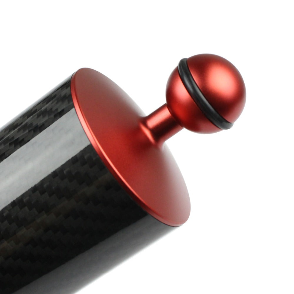 VELEDGE D60 8&quot; Carbon Fiber Float Arm Dual Ball Head Floating Arm for Underwater Diving