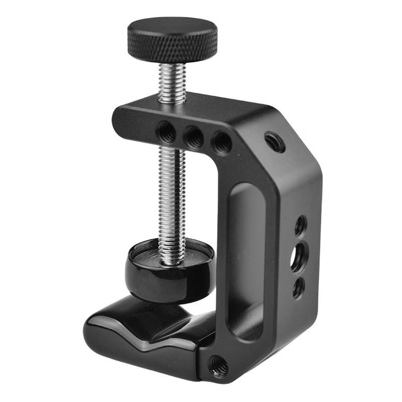 G-25 Universal G-Clamp 1 / 4inch and 3 / 8inch Thread Hole Quick Release Desktop Mount Holder Clip for Photo Photography