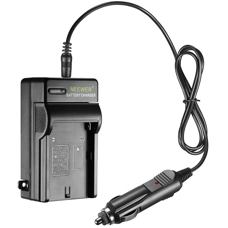 NEEWER NW-40 For Sony NP-F550 / F750 / F960 Camera Battery Charger with Car Charger Cable