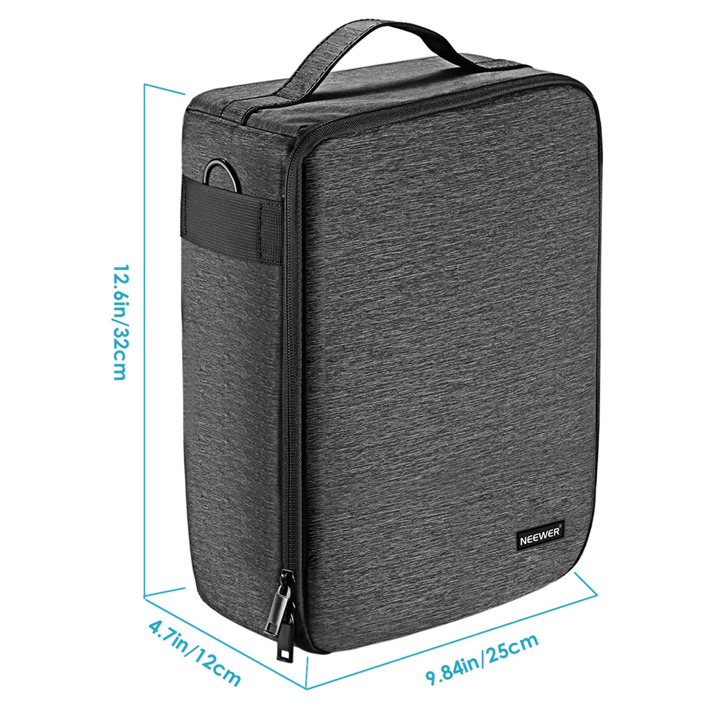 Uniqkart NW-747 Digital DSLR Camera Lens Storage Handbag Waterproof Nylon Shoulder Bag