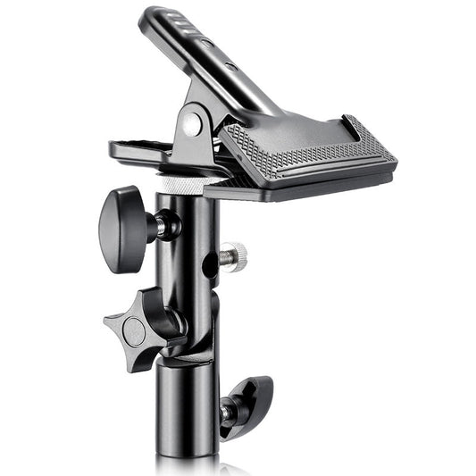 Uniqkart NW-176 Reflector Holder Clamp Metal Clip Light Stand Attachment Fix Adapter for Photo Studio